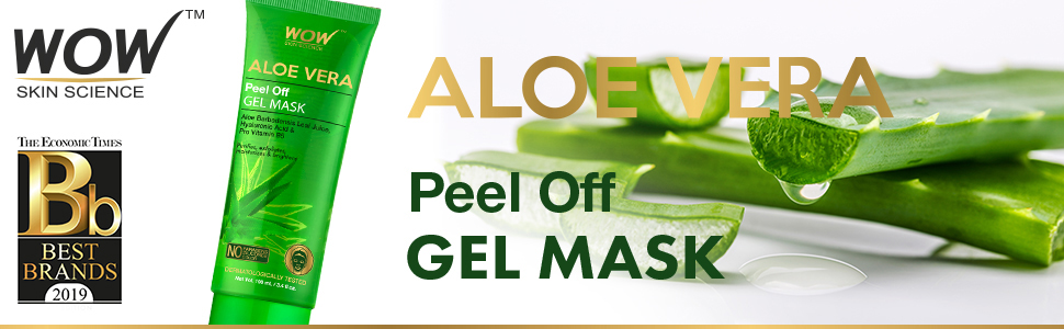 WOW Skin Science Aloe Vera Peel-Off Gel mask