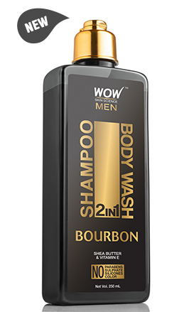 WOW Skin Science Bourbon 2 In 1 Shampoo & Body Wash