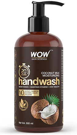WOW Skin Science coconut Handwash product