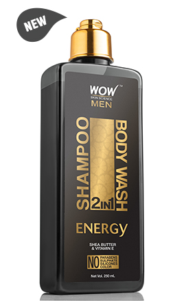 WOW Skin Science Energy 2 In 1 Shampoo & Body Wash