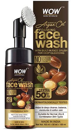 WOW Skin Science MoroccanArganOil Facewash with brush product