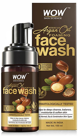 WOW Skin Science MoroccanArganOil Facewash product