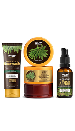 WOW Skin Science Acne Bust-Out Kit With Neem Extracts