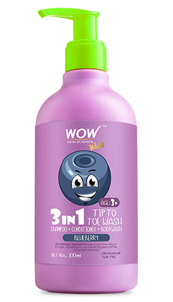 WOW Skin Science Kids Plush & Plump Body Lotion-Blueberry-300ml product