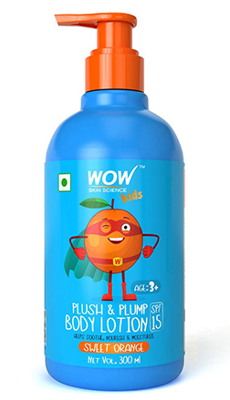WOW Skin Science Kids Plush & Plump Body Lotion-Orange-300ml product