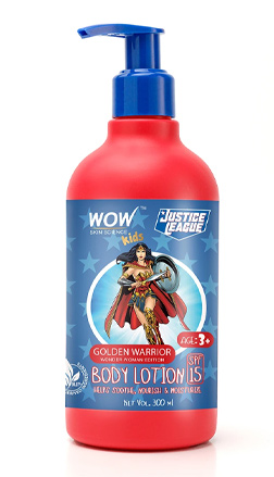 WOW Skin Science Kids Golden Warrior Body Lotion - Wonder Woman