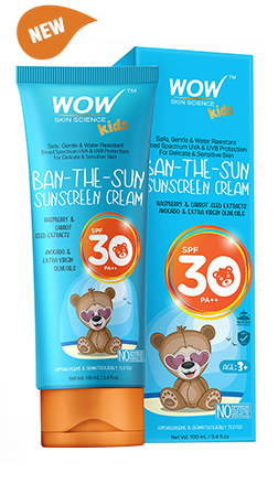 WOW Skin Science Kids Ban-The-Sun Sunscreen Cream
